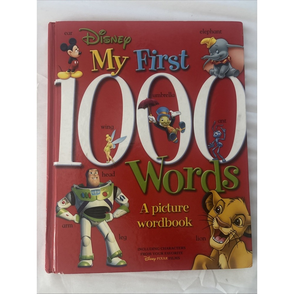 My First 1000 Words : A Picture Wordbook by Disney Books (2003, Hardcover)